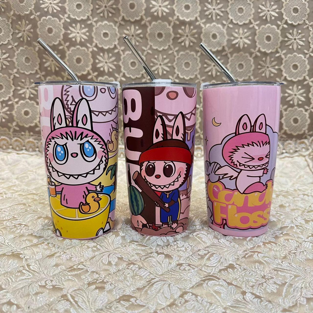 Vaso Acero Inoxidable Labubu 600ml
