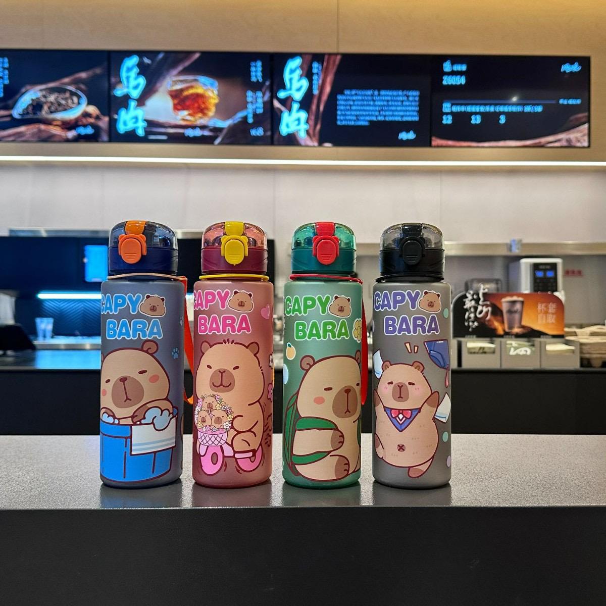 Botella Plastico Matte Capybara 700ml