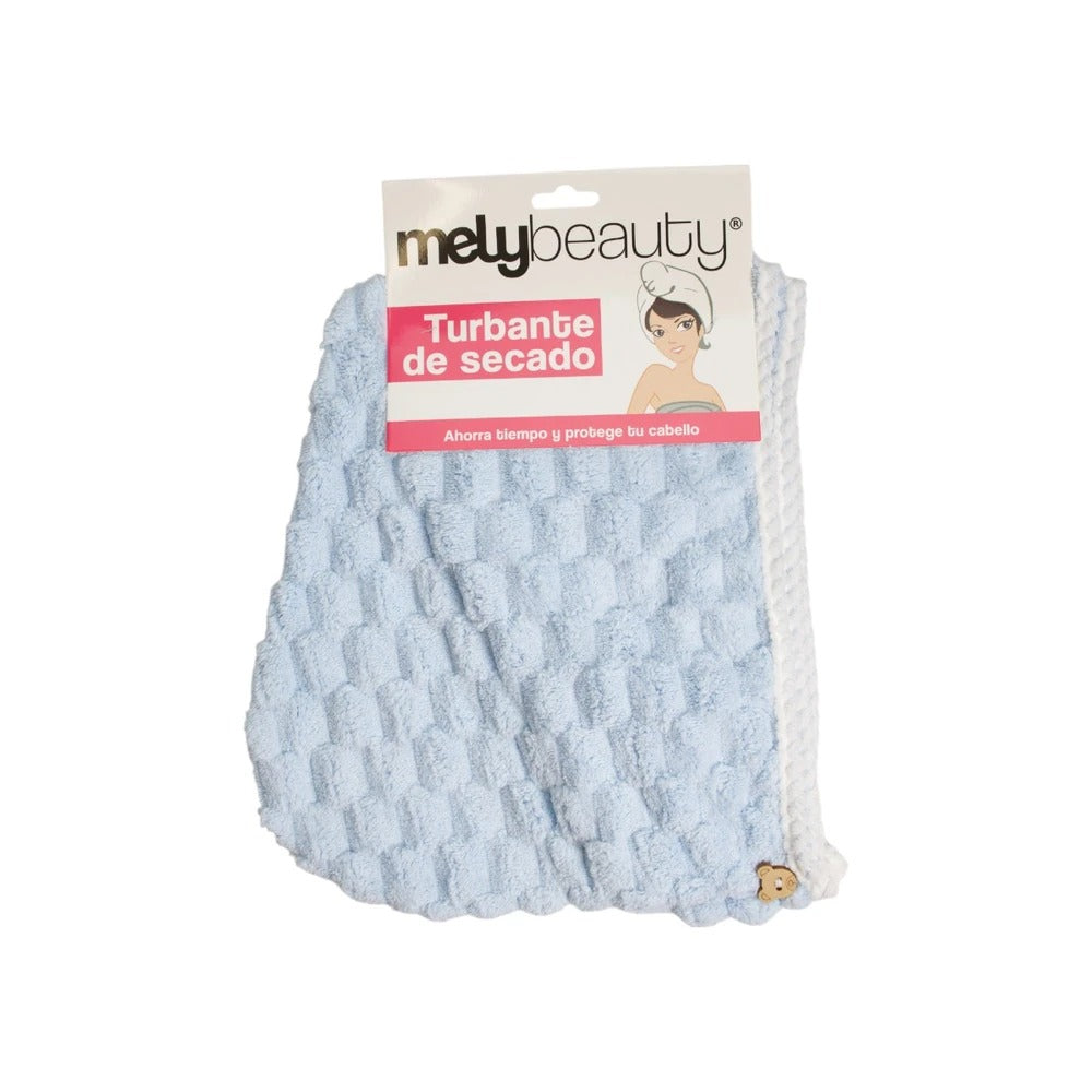 TURBANTE TOALLA DE TERCIOPELO PARA EL CABELLO MELY