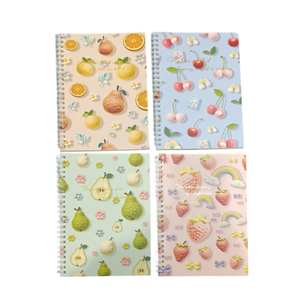 Cuarderno Anillado Frutales 145x210mm