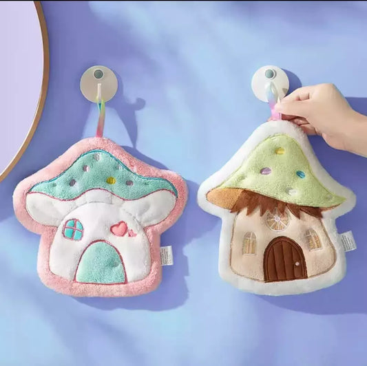 Toalla de Mano Casita Hongo