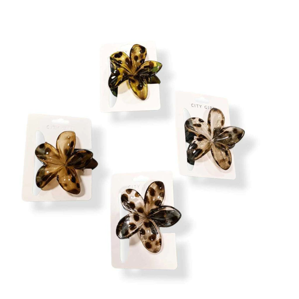 Broche Animal Print Flor Bali CITY GIRL