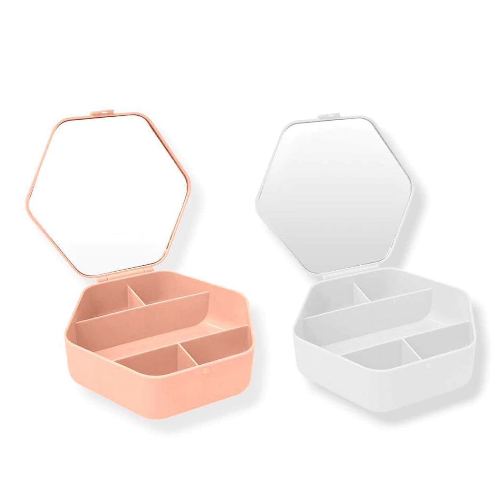 Espejo Hexagonal con Organizador Mely
