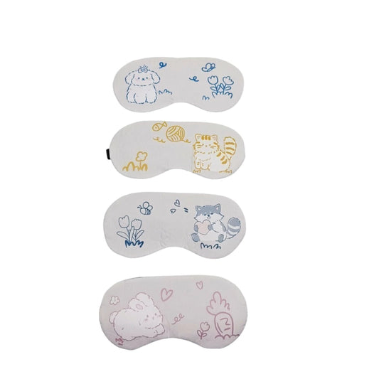 Antifaz de Gel Blanco Animales