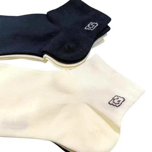 Medias Soquete Unisex SMILE 3 pares Size:36-41