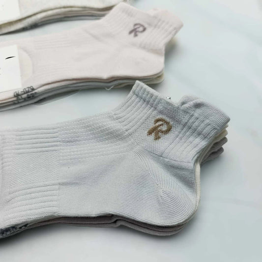 Medias Soquete Mujer Lisas 3 Pares Size: 36-41