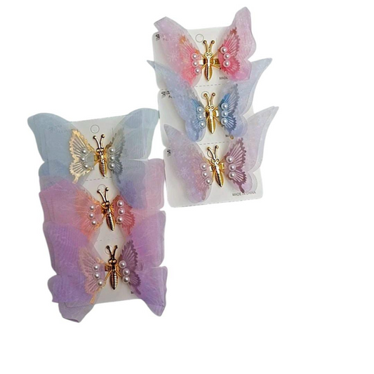 Hebilla Mariposa con Perla x12u