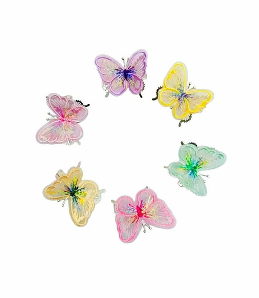Hebilla Mariposa con Bordado x12u