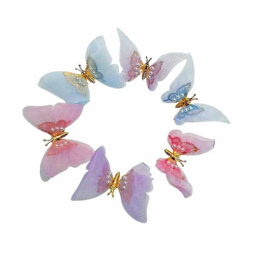 Hebilla Mariposa con Perla x12u