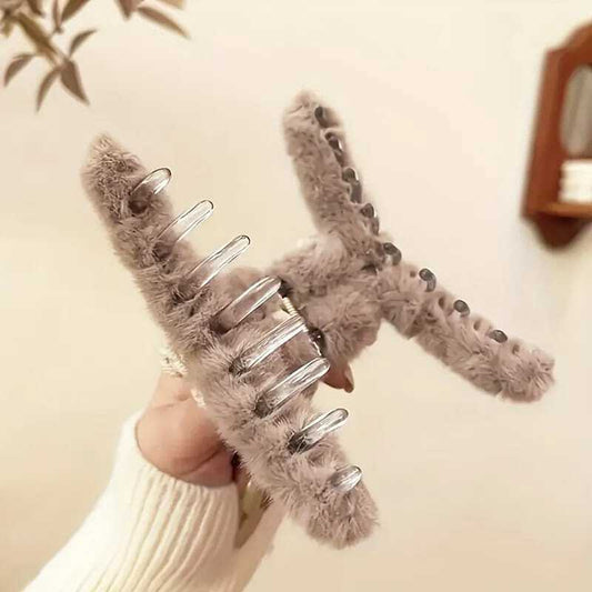 Broche de Pelo con Flor Bordado x12u