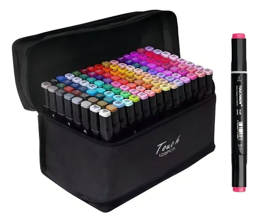 Marcador Doble Punta x120 color