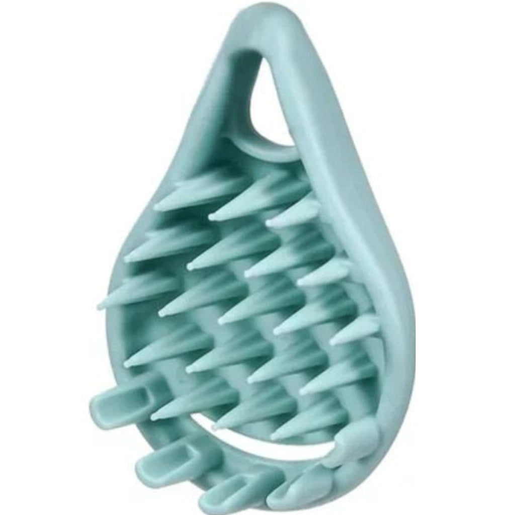 Cepillo para cabello masajeador forma de gota colgante