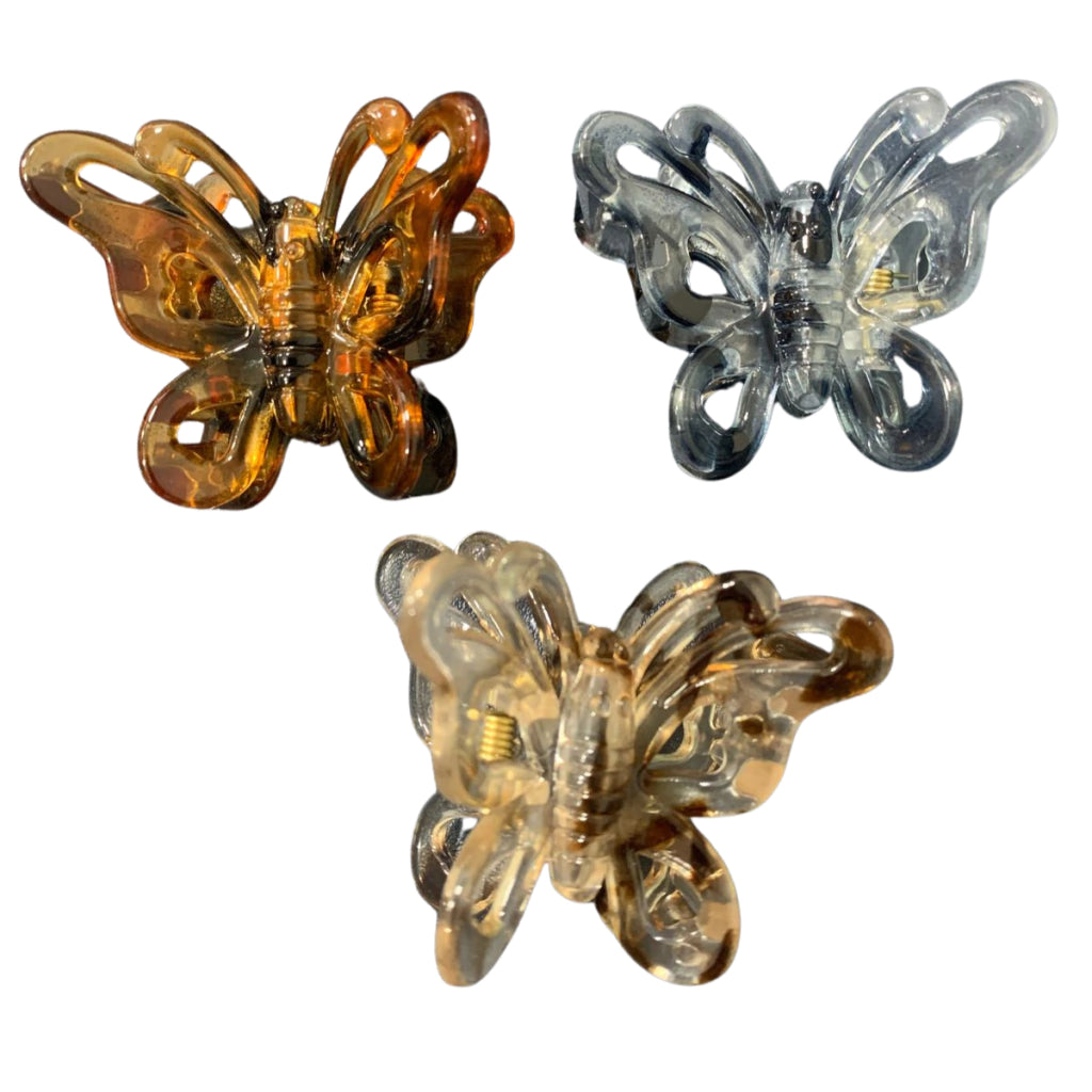 Pack Broche Mariposa x 12 PCS calada animalprint