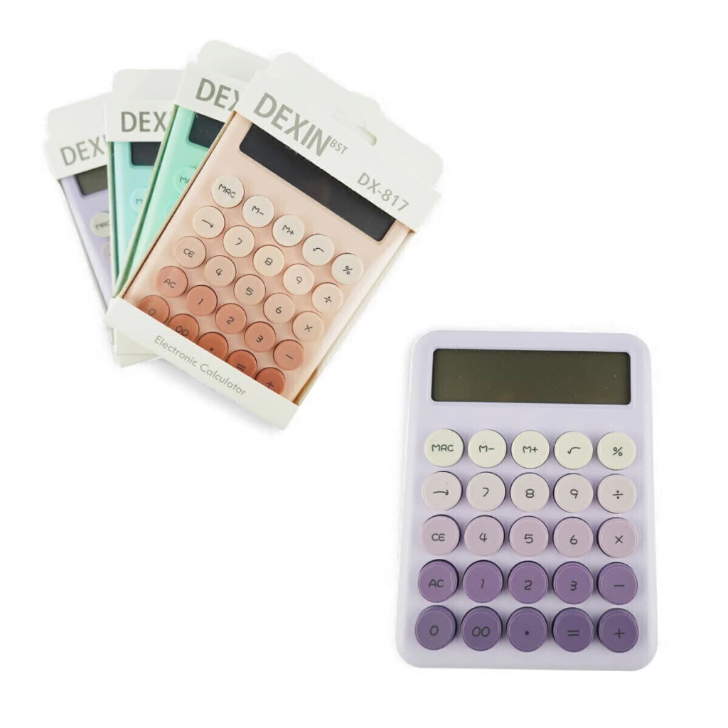 Calculadora DEXIN Color Pastel