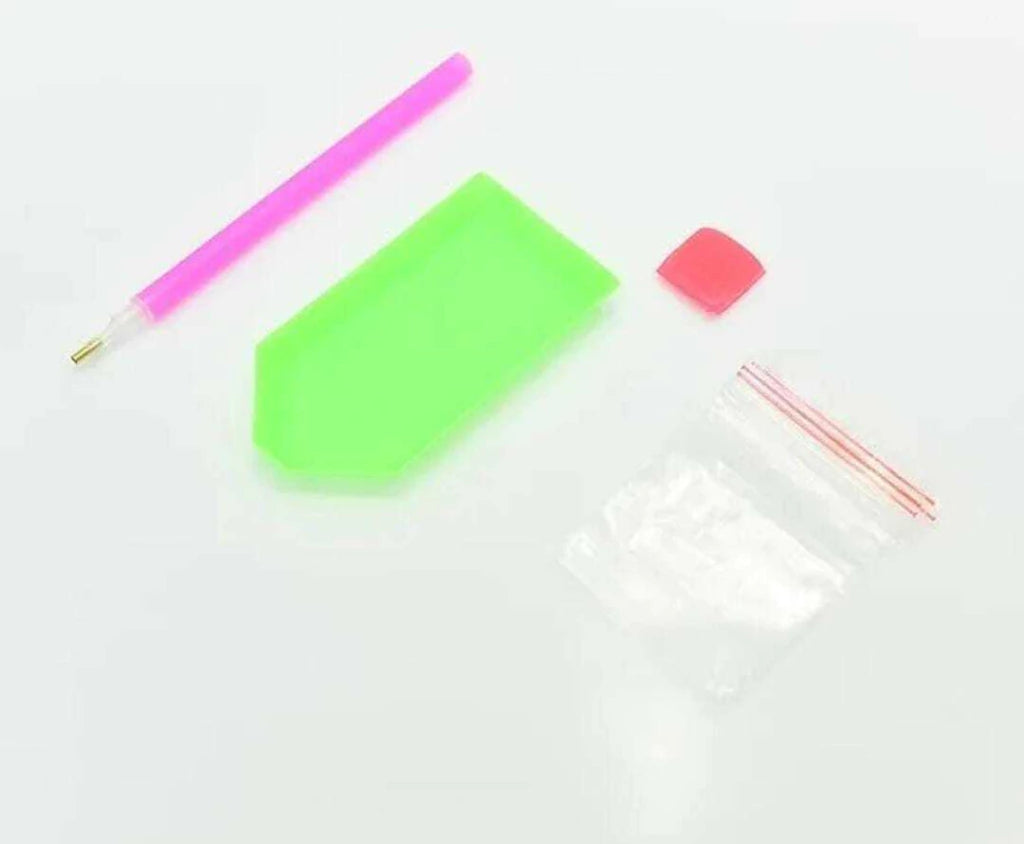 Kit DIY Diamond Painting Flores 30x30cm