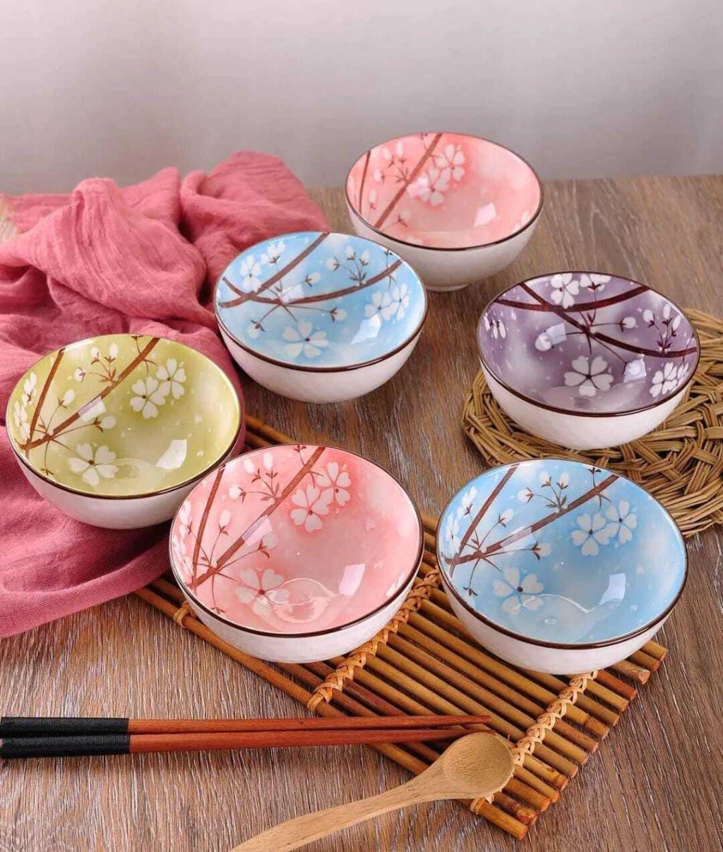 Set de Bowl de Ceramica 6Pcs