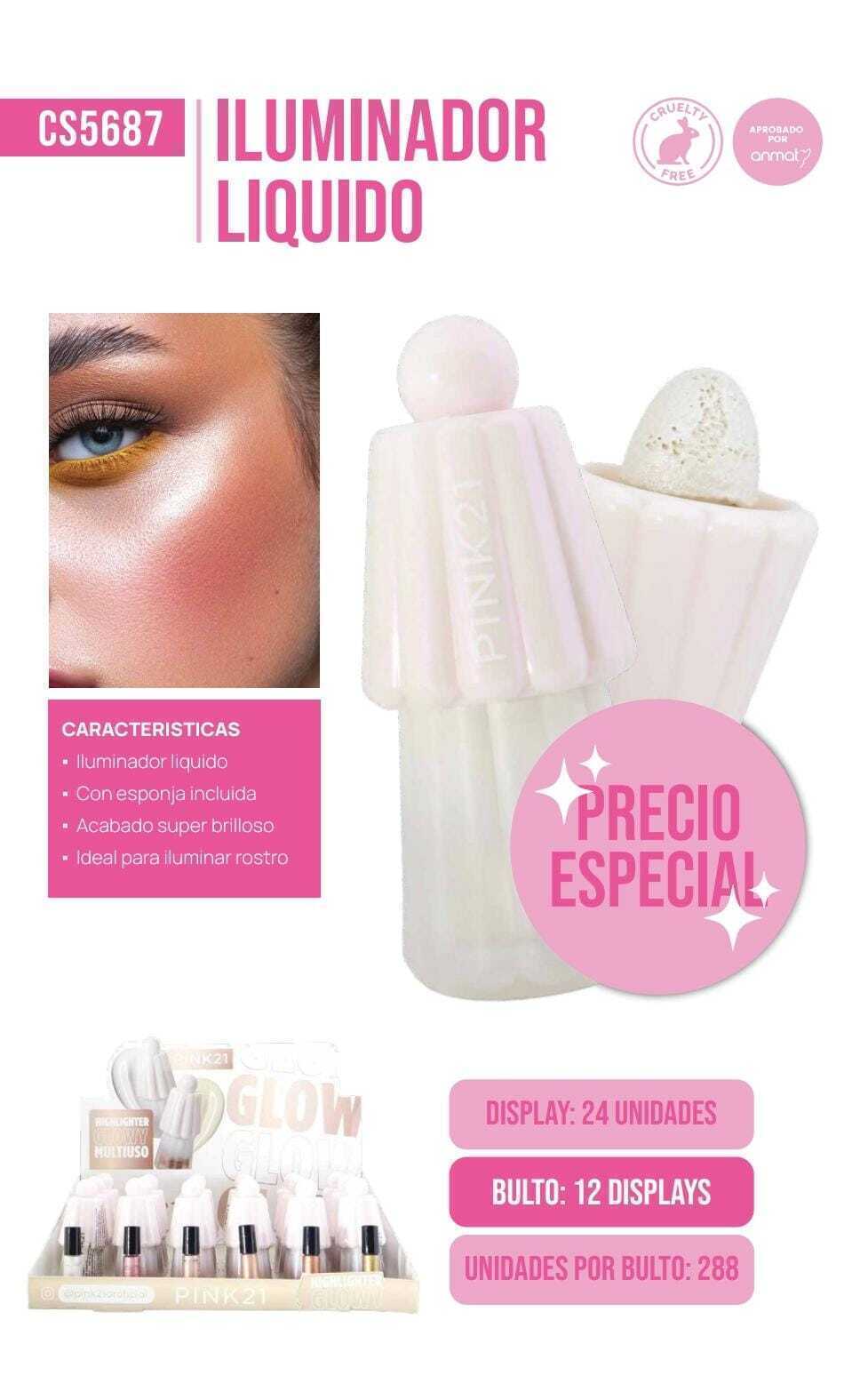 ILUMINADOR LIQUIDO PINK21