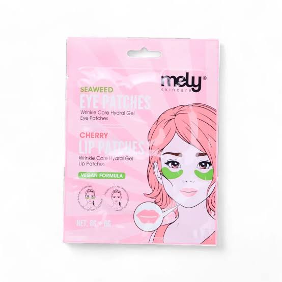 DUO DE PARCHES PARA OJOS Y LABIOS SEAWEED AND CHERRY MELY
