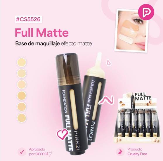 BASE DE MAQUILLAJE MATTE LIQUIDO PINK21