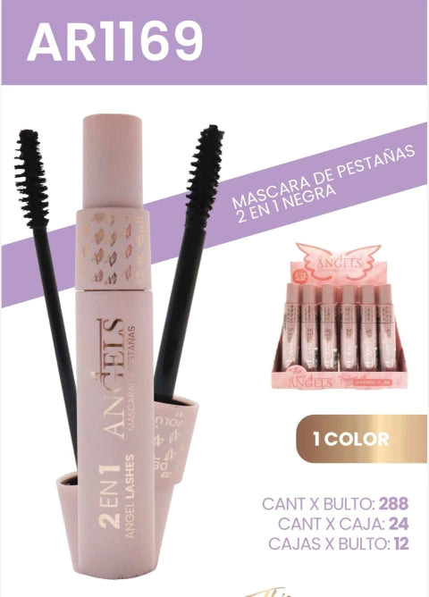 MASCARA DE PESTAÑAS 2EN1 4 ANGELS