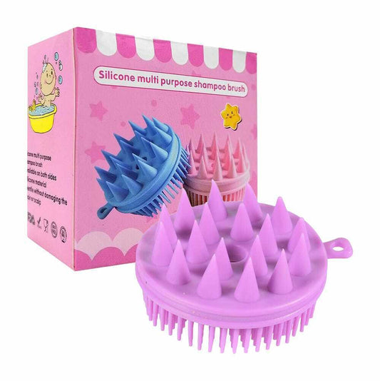 Cepillo de Silicona Multiuso Doble Punta Para Lavar Cabello