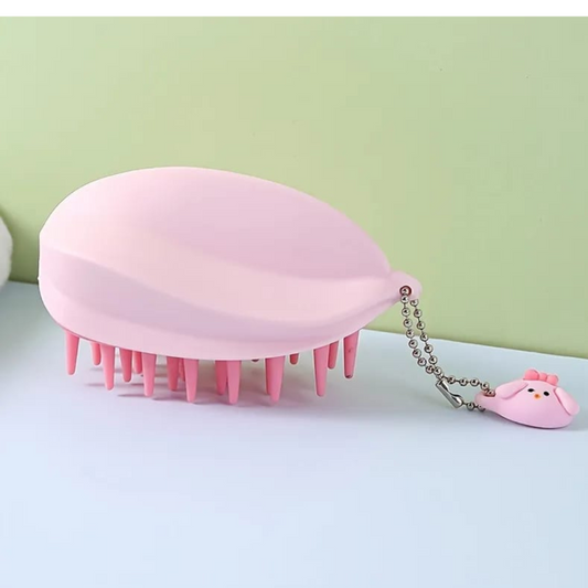 Cepillo de Silicona Para Lavar Cabello