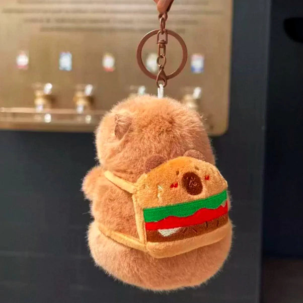 Llavero Peluche Capybara Lunch Time