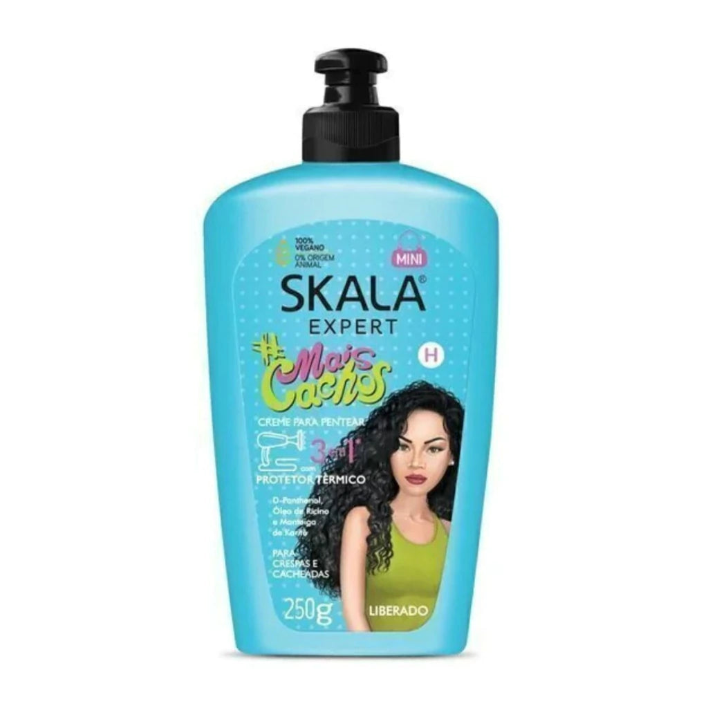Skala Expert Crema para Peinar Mais Cachos 3 en 1