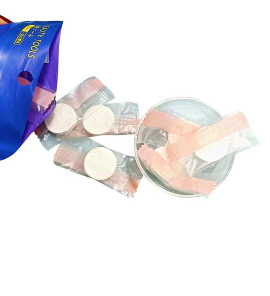 Mascarilla Facial Comprimida de Seda 12u