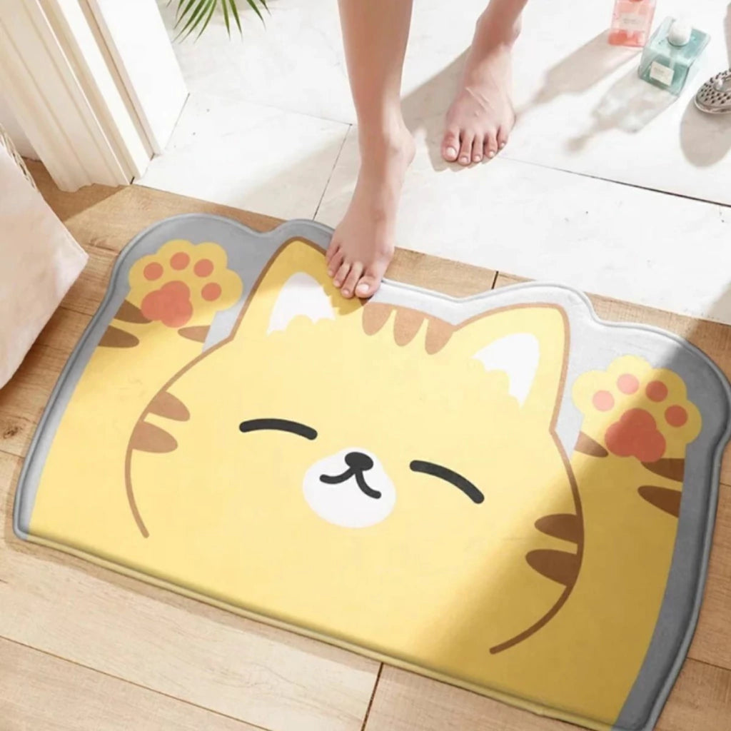Alfombra de Baño Forma Gato 40x60cm 2