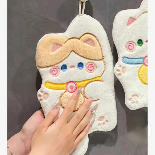 Toalla de Mano Gatito Kawaii