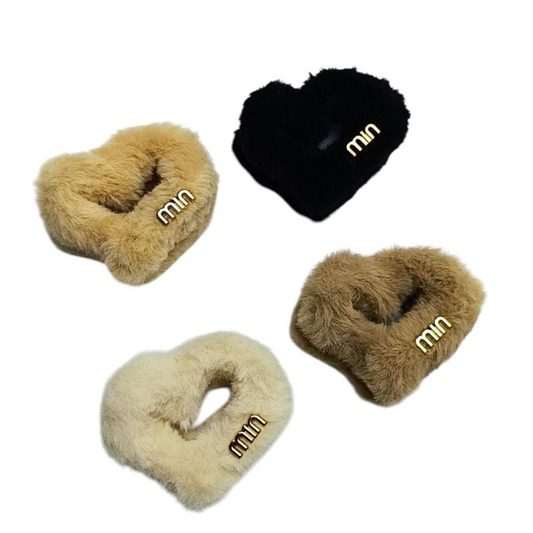 Broche Peluche Forma Corazon Min x12u