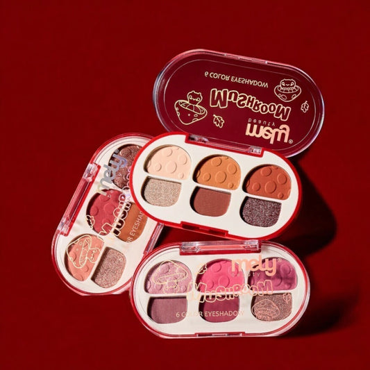 CAJA X24U MUSHROOM 6 COLOR EYESHADOW MELY