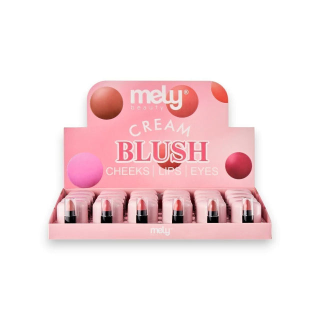CREAM BLUSH CHEEKS LIPS EYES MELY