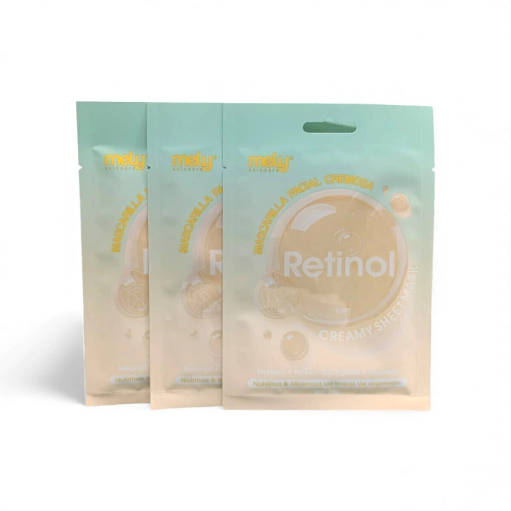 Mascarilla Facial Cremosa Retinol+Aceite de Jojoba