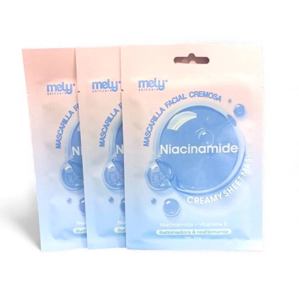 Mascarilla Facial Cremosa Niacinamida+Vitamina E