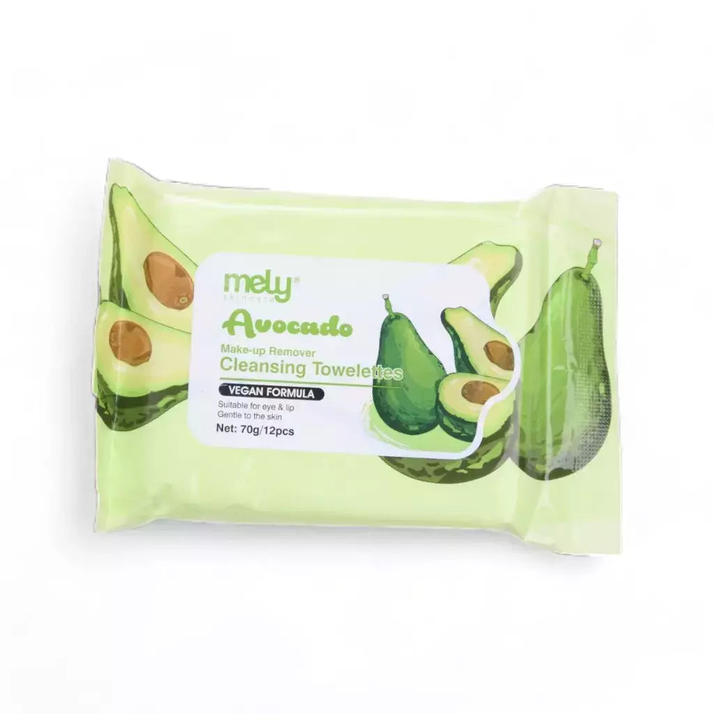 AVOCADO MAKE-UP REMOVER CLEANSING TOWELETTES 70G MELY