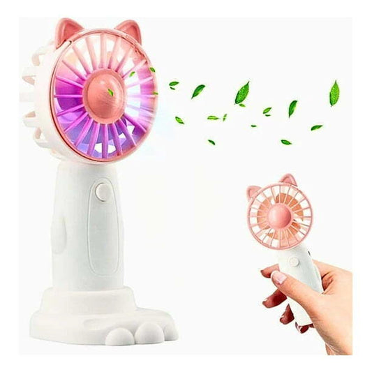 Mini Ventilador Portatil con Apoya Celular