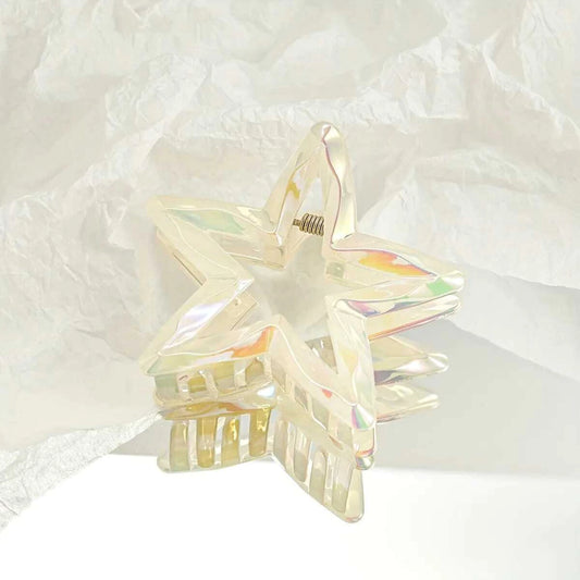 Pack x12u Broche de Pelo Estrella Tornasol