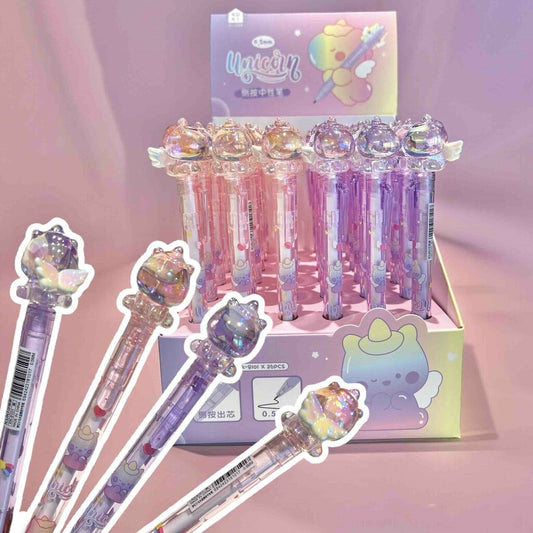 Boligrafo Unicornio cristal x caja 36u