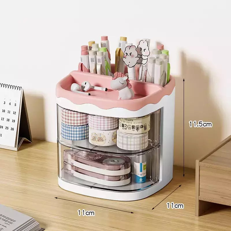 Organizador escritorio.Organizador maquillajes.Lapicero.porta lapiz.