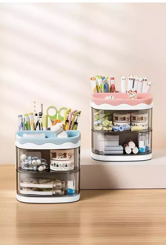 Organizador escritorio.Organizador maquillajes.Lapicero.porta lapiz.