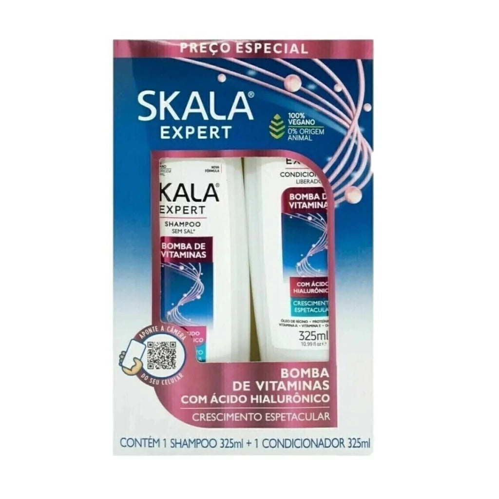 SKALA Kit Shampoo+ Acondicionador Bomba de Vitaminas