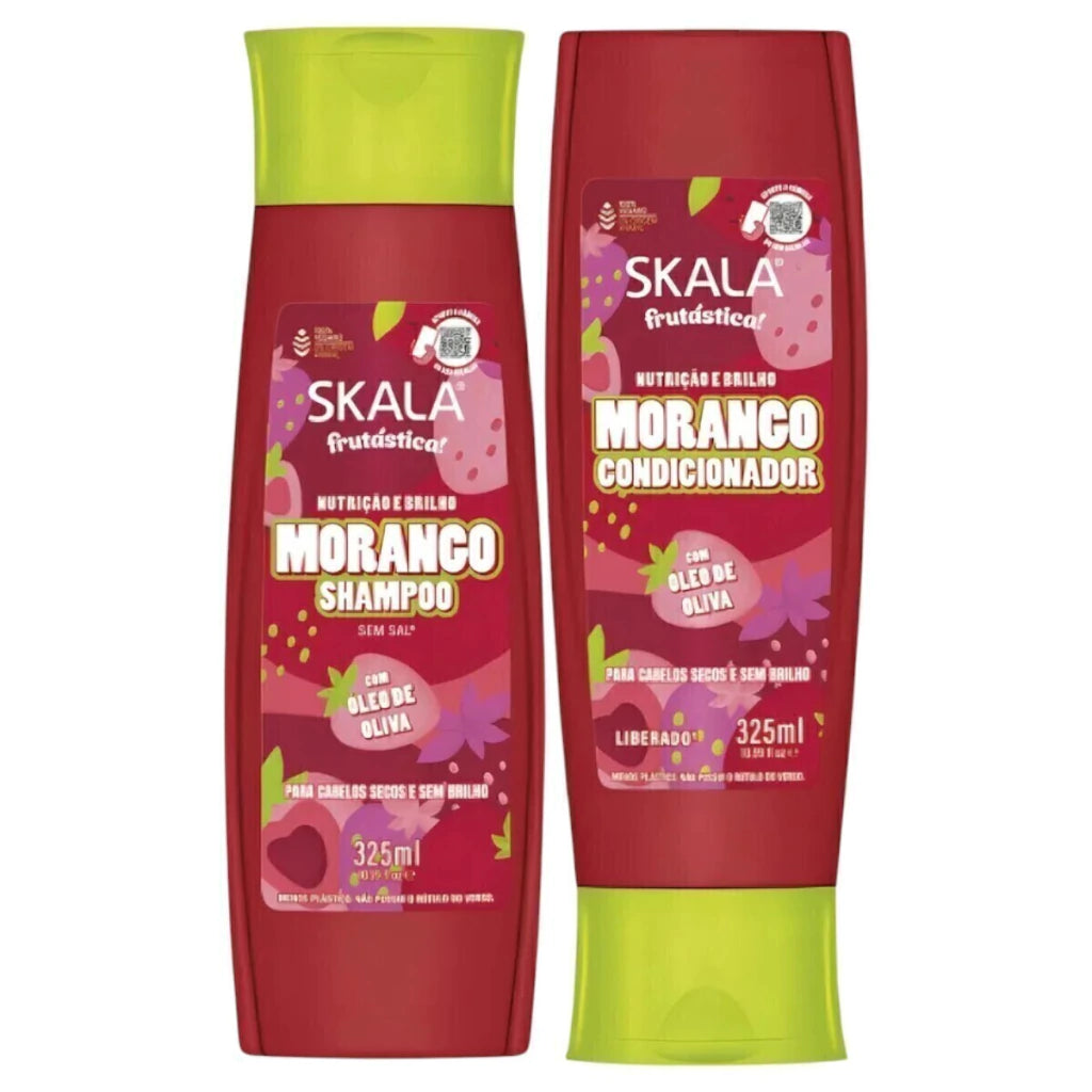 SKALA Kit Shampoo + Acondicionador Morango Skala Frutastica