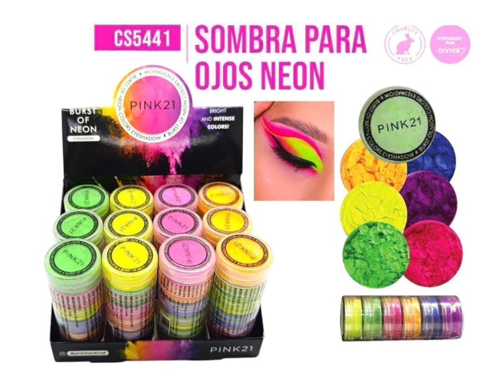 Sombra de ojos volátil x6 Pink 21