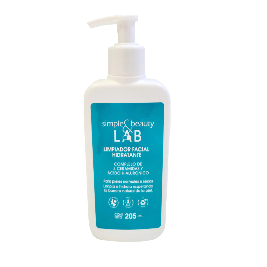 LIMPIADOR FACIAL HIDRATANTE 205ML simple&beauty