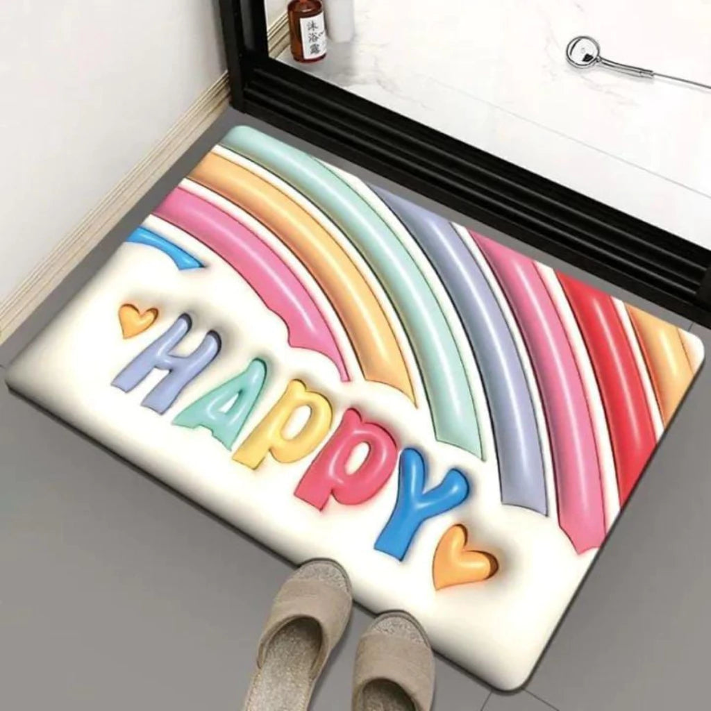 Alfombra Antideslizante Happy Rainbow