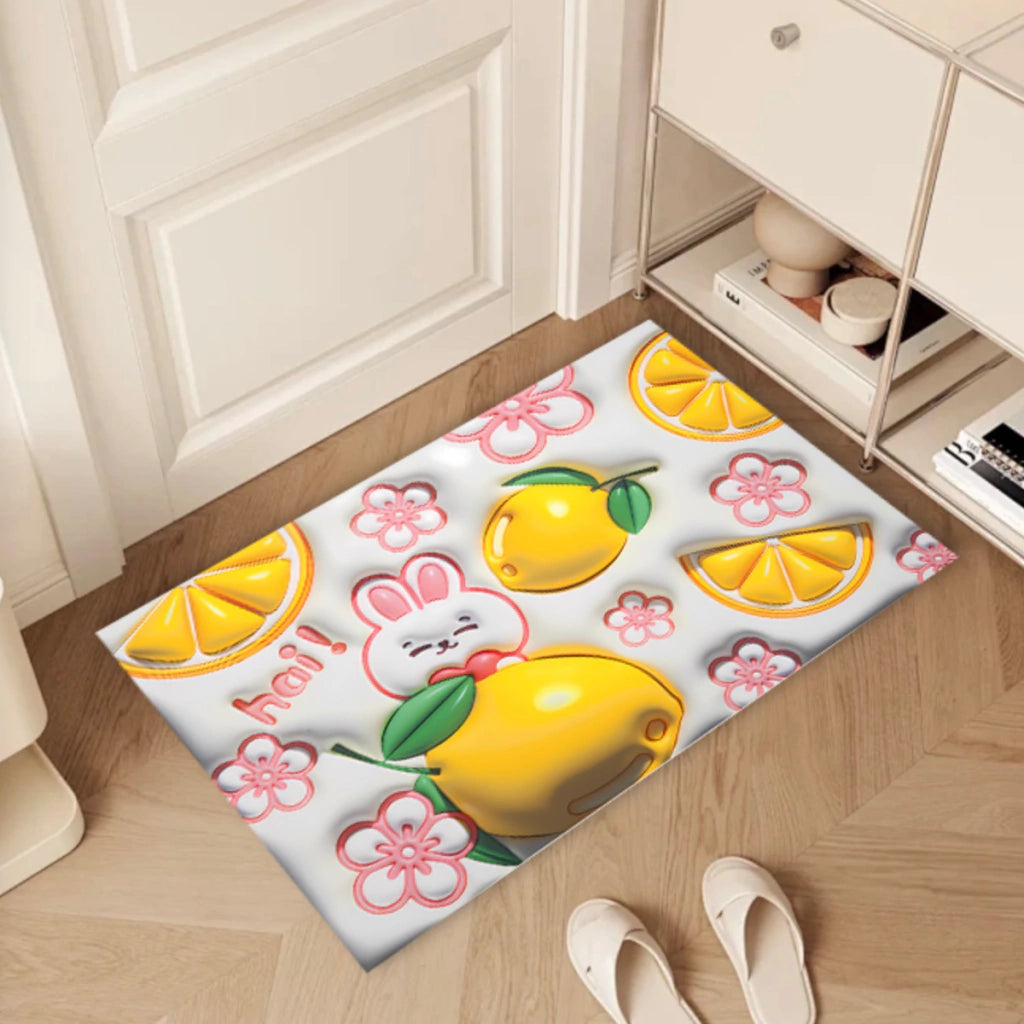 Alfombra Antideslizante Limon Conejito