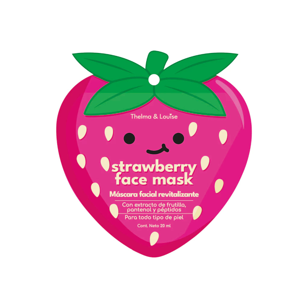 Mascarilla Facial Revitalizante Strawberry 20ml
