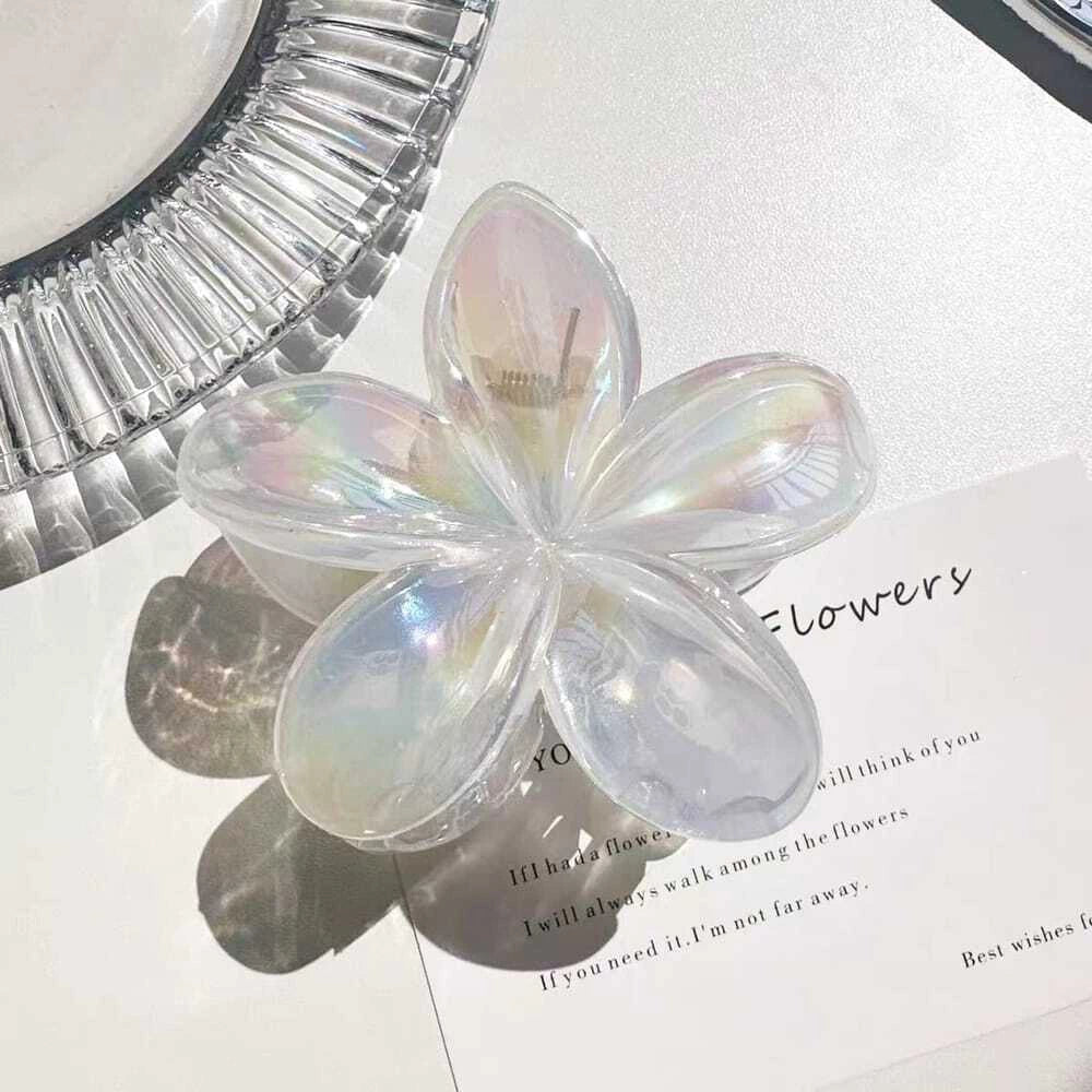 Broche para Pelo Flor Bali Tornasolado x12pcs